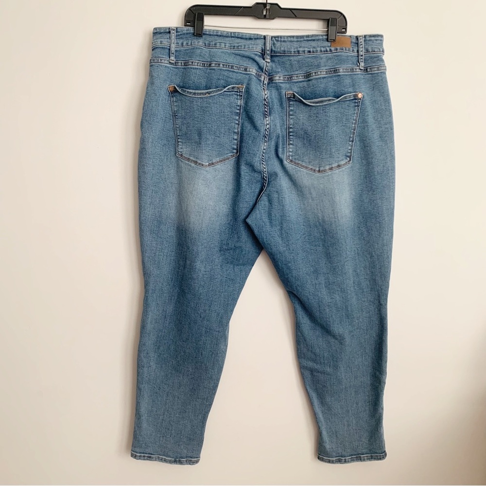 Judy Blue Boyfriend Fit High Waist Light Wash Jeans Size 24W - Picture 9 of 14